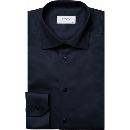 Eton Slim Fit - Navy Stretch Business Shirt